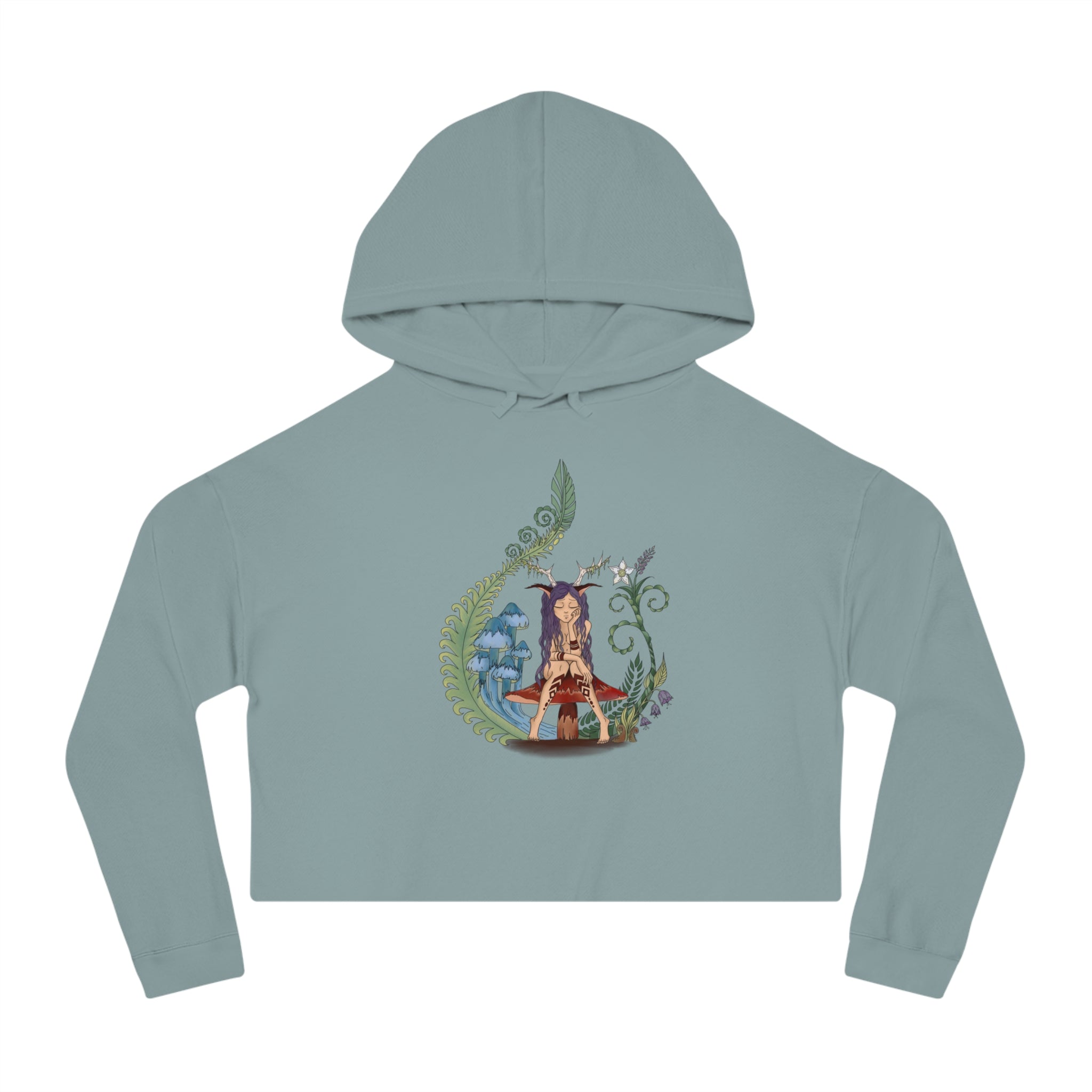 Ruminating Druid - Cropped Hoodie