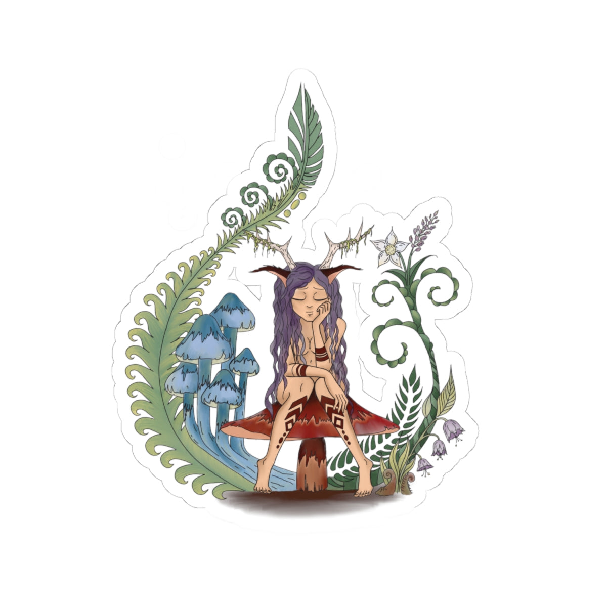 Ruminating Druid - Sticker