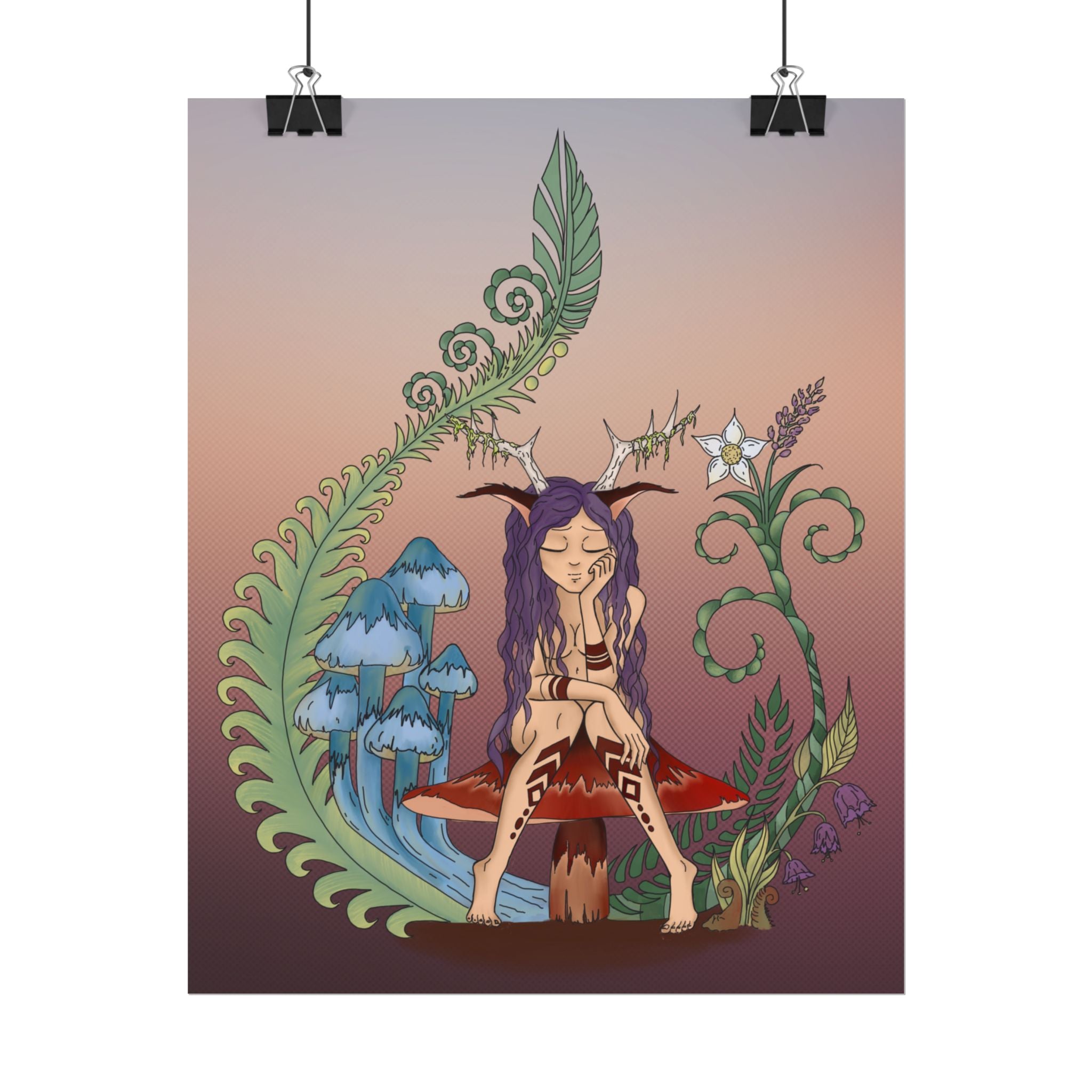 Ruminating Druid - Poster